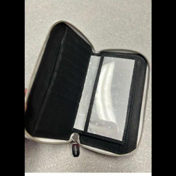 PRUNE Leather Wallet Snakeskin White Handmade Made by Hand - Picture 6 of 7